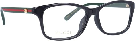 Gucci GG0720OA 006 Eyeglasses Women's Black/Green/Red 